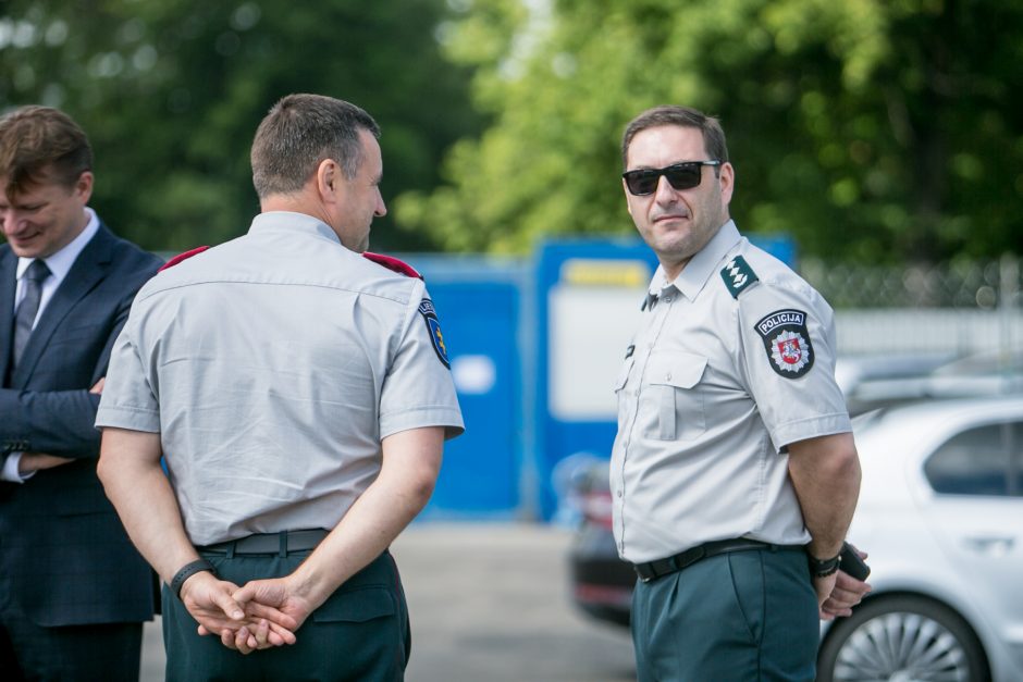 Įkasta kapsulė paskelbė naujojo Kauno policijos komisariato statybų pradžią