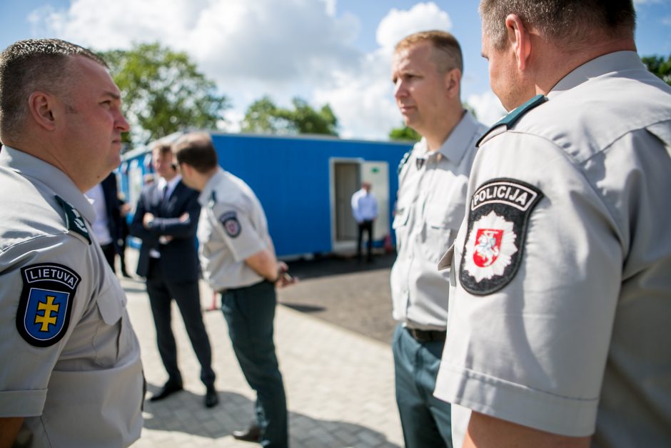 Įkasta kapsulė paskelbė naujojo Kauno policijos komisariato statybų pradžią