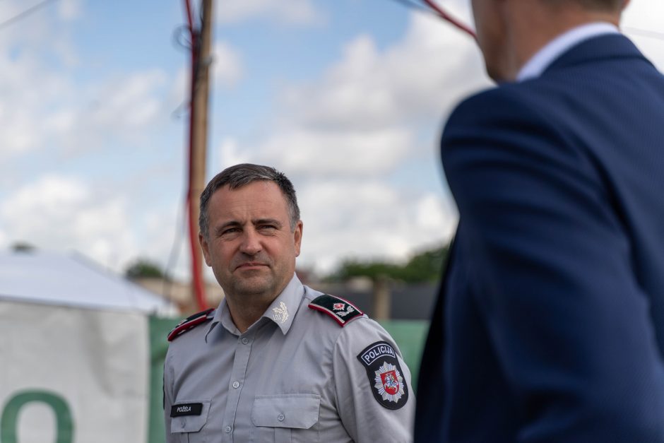 Įkasta kapsulė paskelbė naujojo Kauno policijos komisariato statybų pradžią