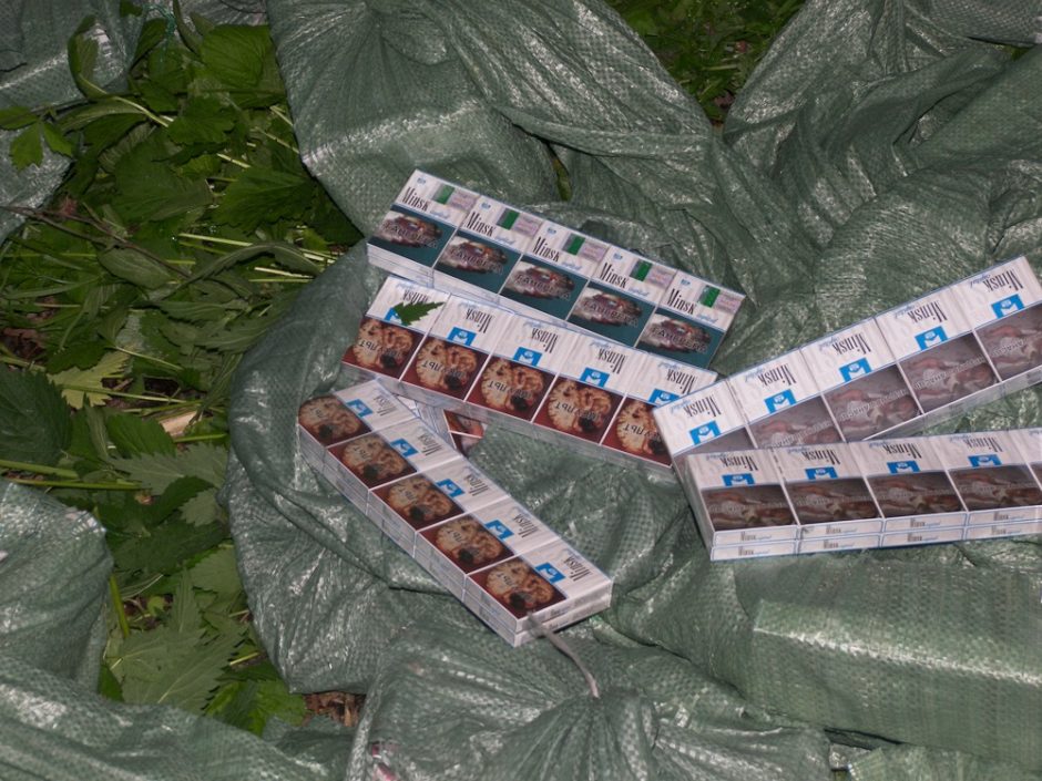 Cigaretės liko Lietuvoje: kontrabandininkas paspruko į Baltarusiją