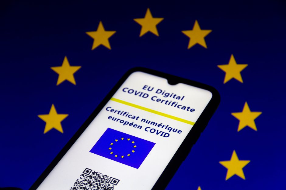 Lietuva palaiko EK siūlymus nustatyti ES skaitmeninio COVID-19 pažymėjimo galiojimo laiką