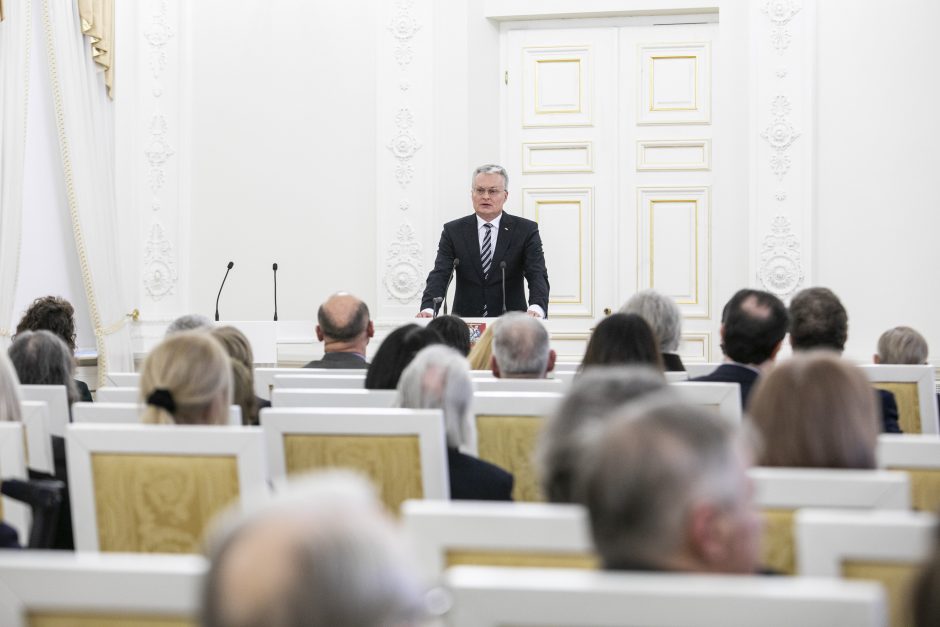 Prezidentūroje apdovanoti nacionalinės premijos laureatai