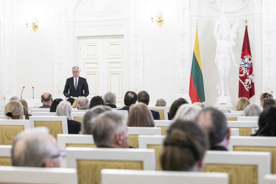 Prezidentūroje apdovanoti nacionalinės premijos laureatai