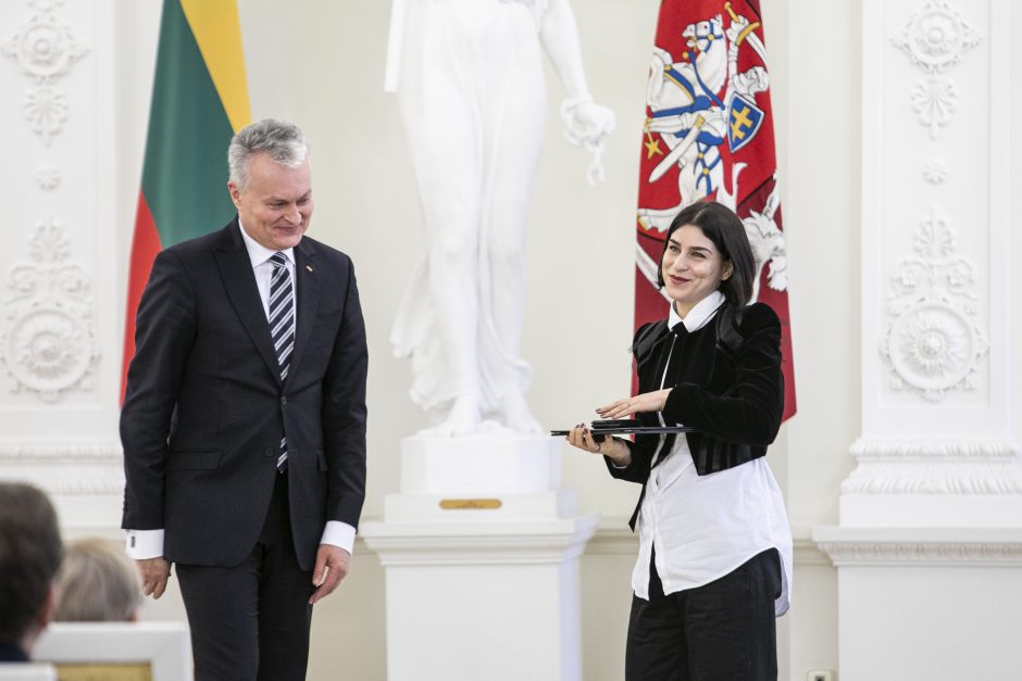 Prezidentūroje apdovanoti nacionalinės premijos laureatai