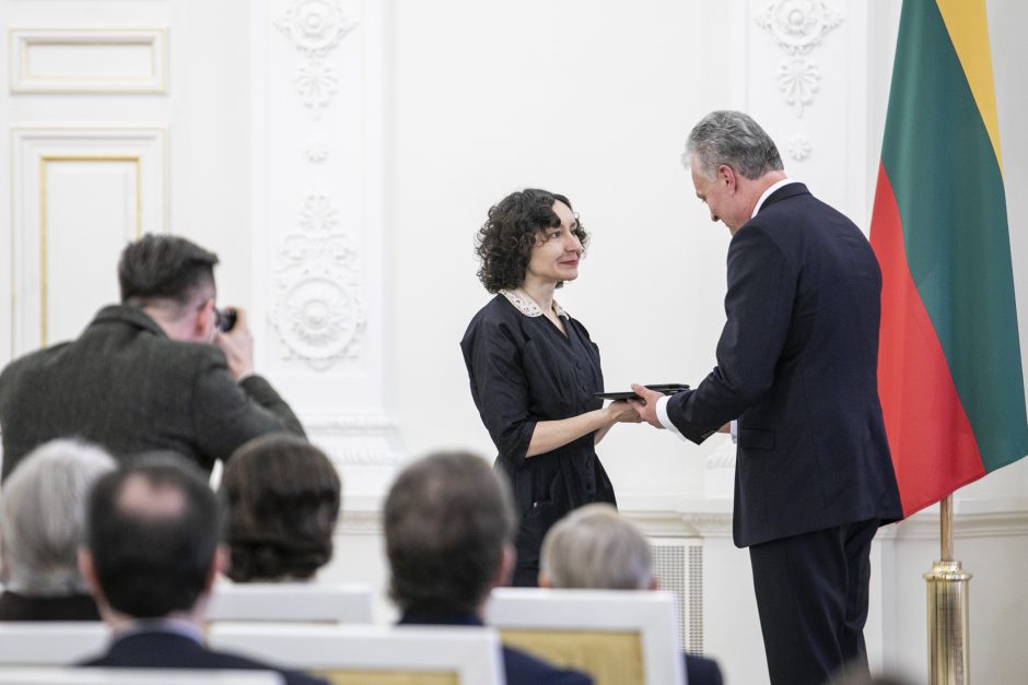 Prezidentūroje apdovanoti nacionalinės premijos laureatai