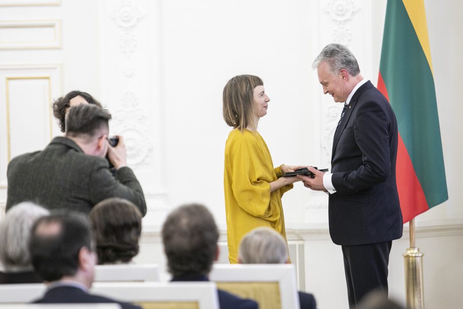 Prezidentūroje apdovanoti nacionalinės premijos laureatai