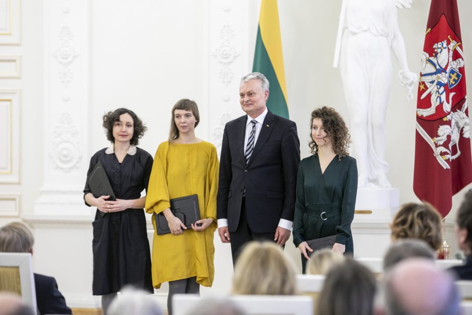 Prezidentūroje apdovanoti nacionalinės premijos laureatai