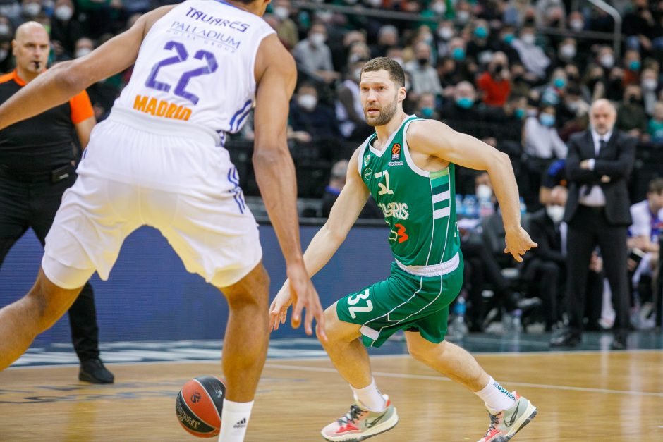 „Žalgiris“ užtikrintai įveikė Madrido „Real“