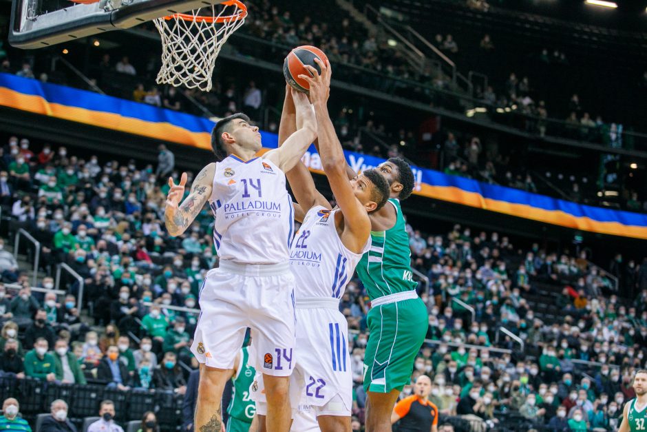 „Žalgiris“ užtikrintai įveikė Madrido „Real“