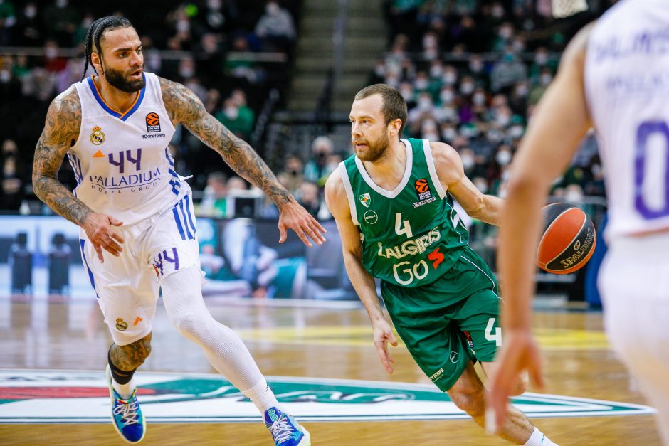 „Žalgiris“ užtikrintai įveikė Madrido „Real“