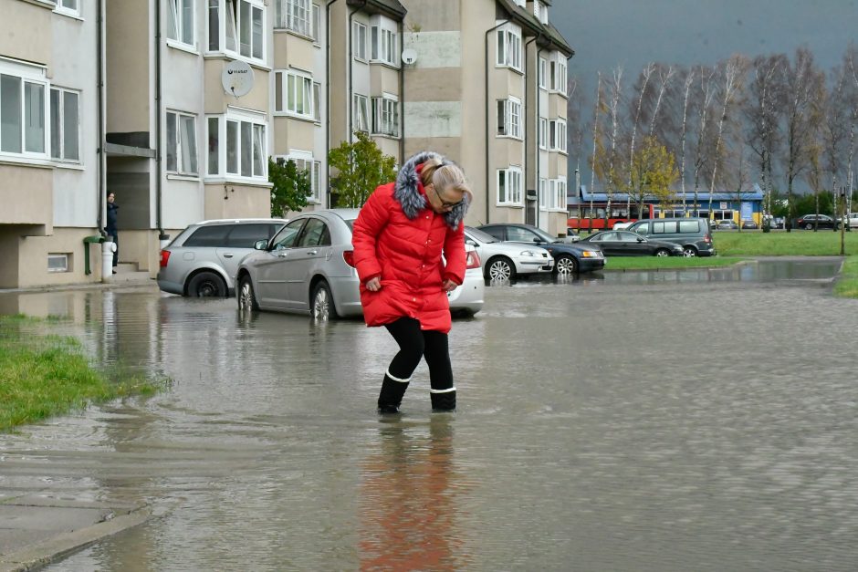 Meras: dėl vandens lygio Akmenoje ekstremali situacija Kretingoje neskelbiama
