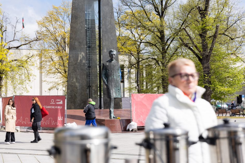 Maitinimo sektoriaus darbuotojų protestas Vilniuje