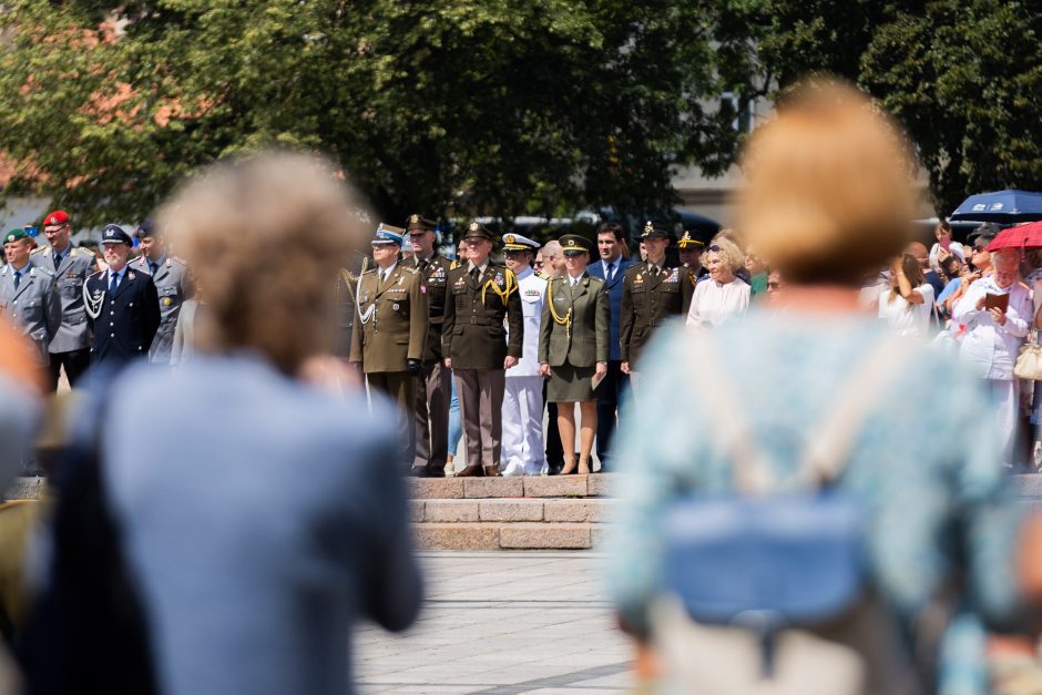 Lietuvos ginkluotųjų pajėgų vėliavų, būrių ir vadų rikiuotė