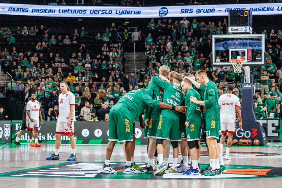 Eurolyga: „Žalgiris“ – „Monaco“ (63:62)