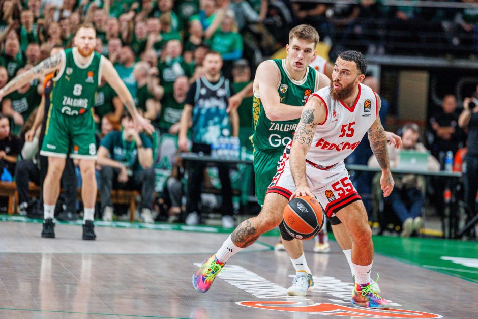 Eurolyga: „Žalgiris“ – „Monaco“ (63:62)