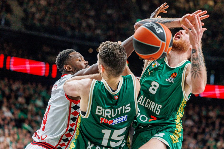 Eurolyga: „Žalgiris“ – „Monaco“ (63:62)