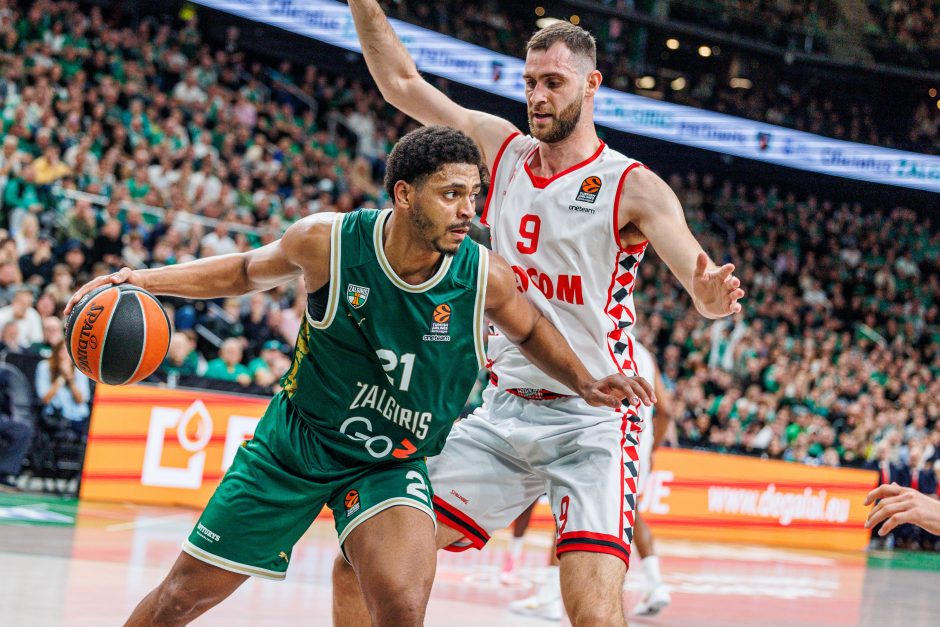 Eurolyga: „Žalgiris“ – „Monaco“ (63:62)