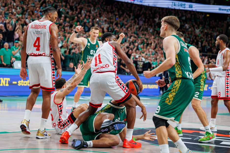 Eurolyga: „Žalgiris“ – „Monaco“ (63:62)