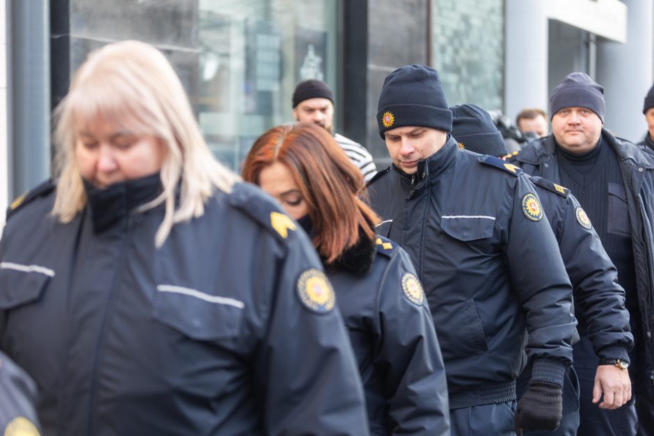 Įkalinimo įstaigų darbuotojų protestas