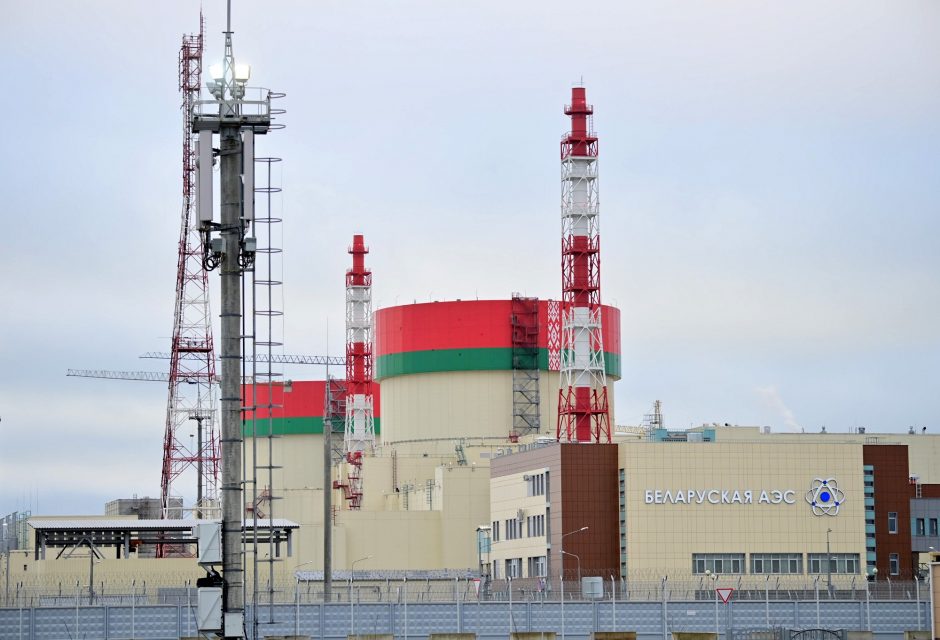 Baltarusija pradėjo Astravo AE pirmojo reaktoriaus pramoninį naudojimą