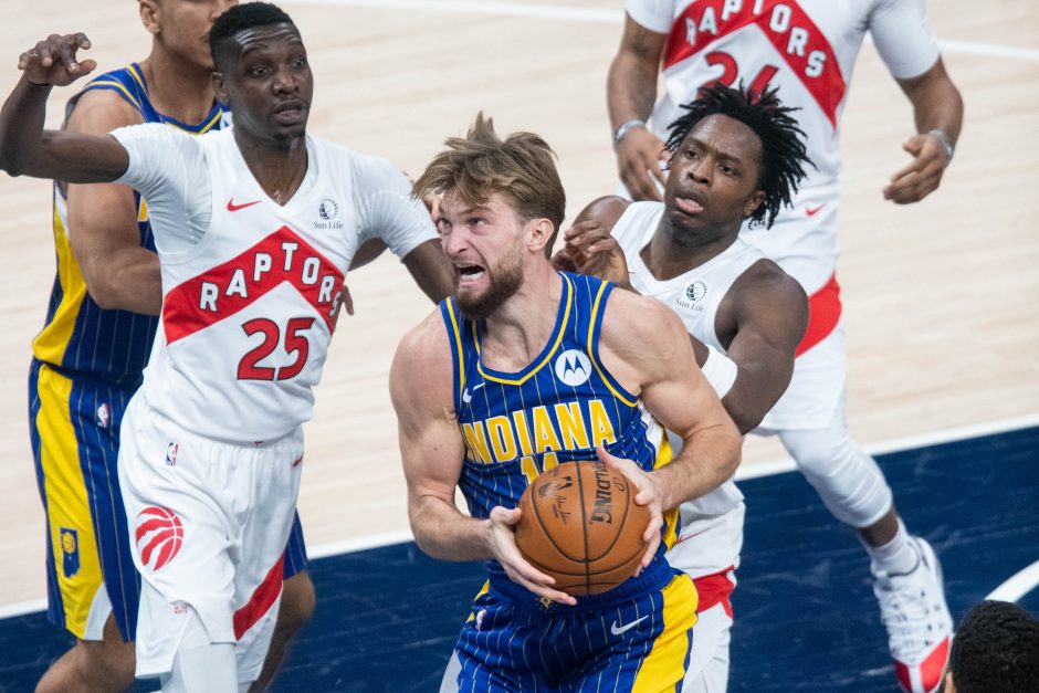 D. Sabonis atsimušė į Toronto vyrų gynybą