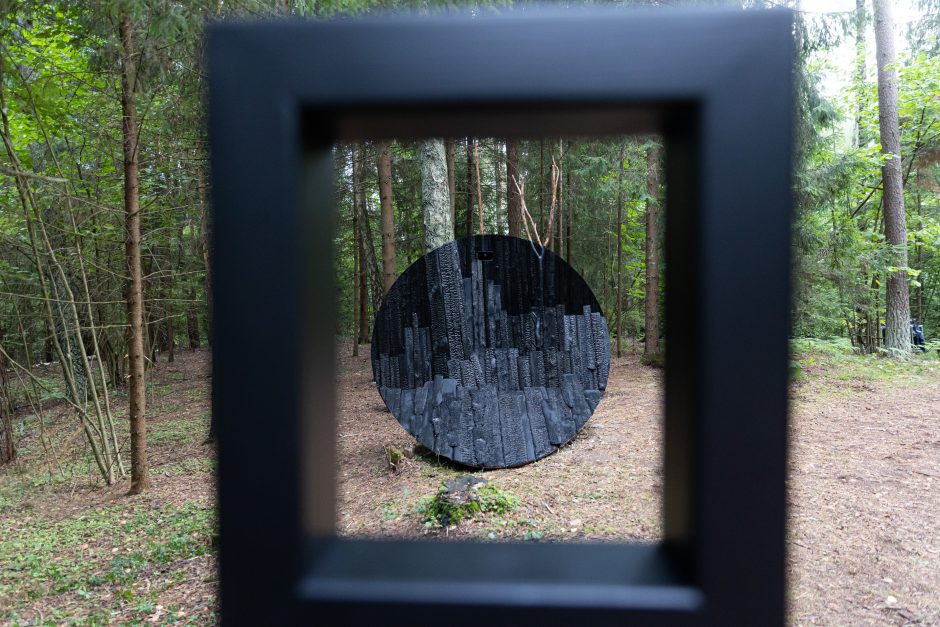 J. Vaitkutės ir A. Mamontovo instaliacijos „Anglies miškas“ pristatymas