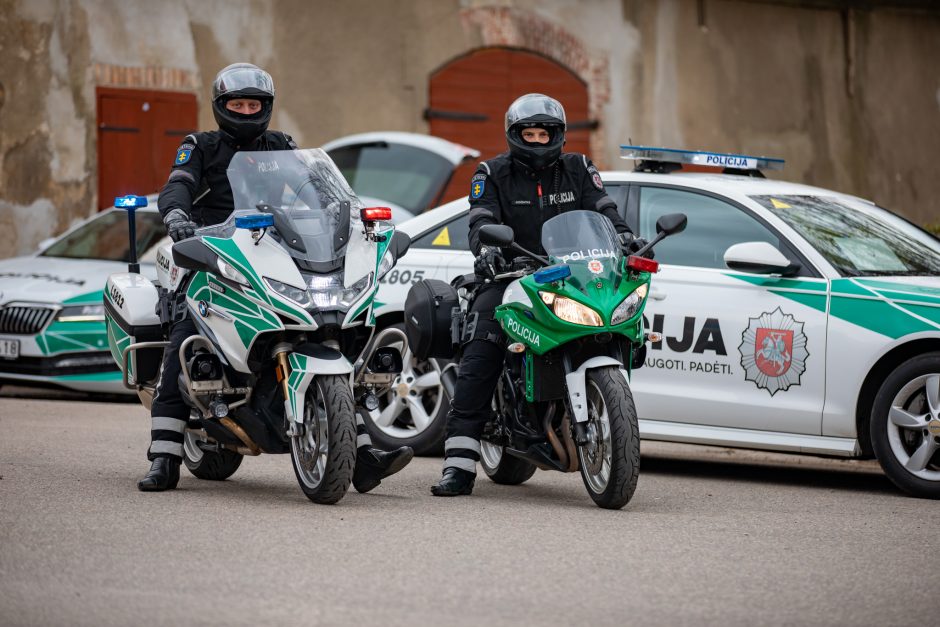 Klaipėdos apskrities keliuose patruliuoti pradeda policijos motociklai