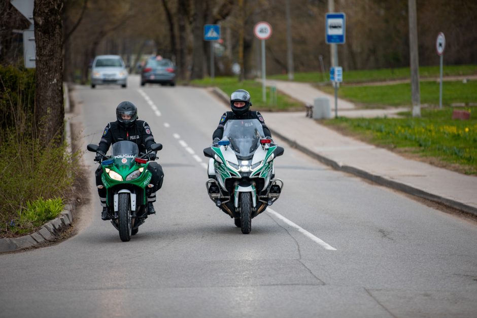 Klaipėdos apskrities keliuose patruliuoti pradeda policijos motociklai