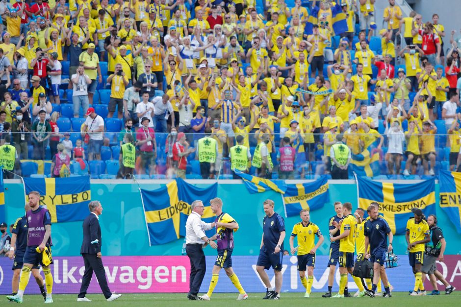 Europos futbolo čempionatas: Švedija–Slovakija 1:0