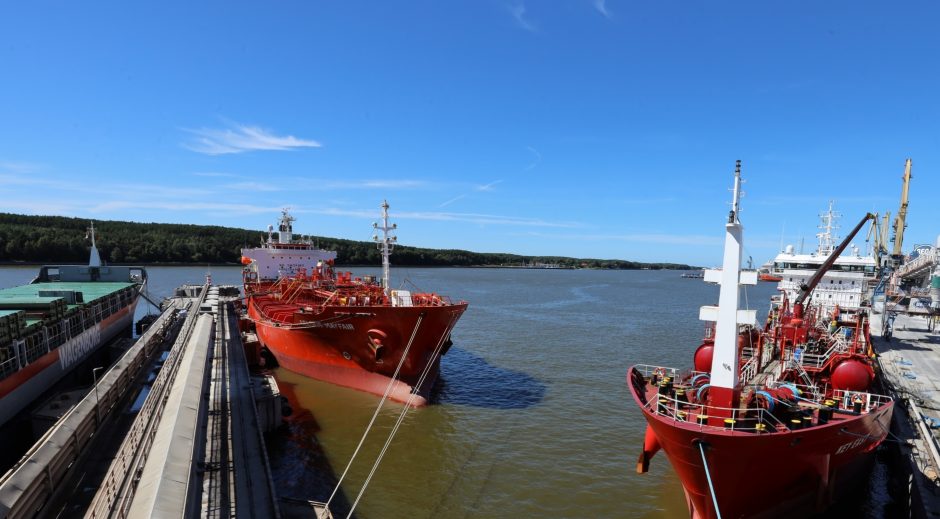 Per Klaipėdos uostą išgabenta 15 tūkst. tonų ukrainietiško aliejaus