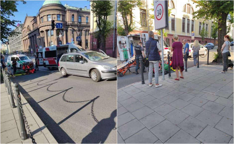 Kauno centre automobilis partrenkė pėsčiąją