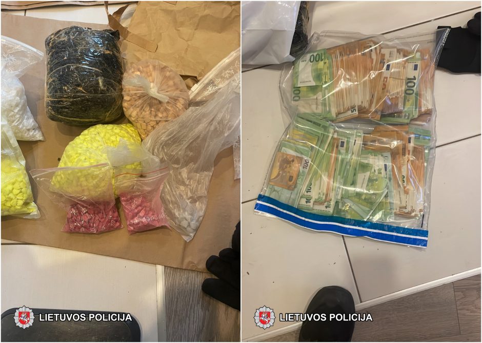 Marijampolės policija sulaikė 12 kilogramų narkotikų, jų vertė – 300 tūkst. eurų