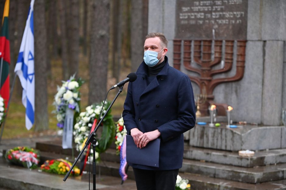 Panerių memoriale pagerbtos Holokausto aukos