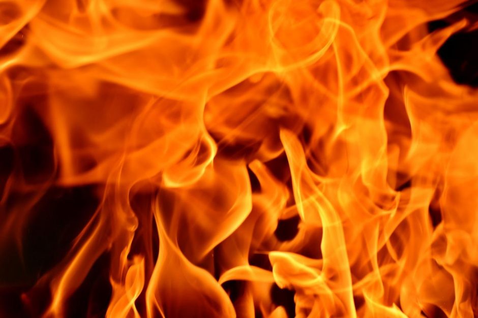 Per gaisrą Utenos rajone žuvo vyras