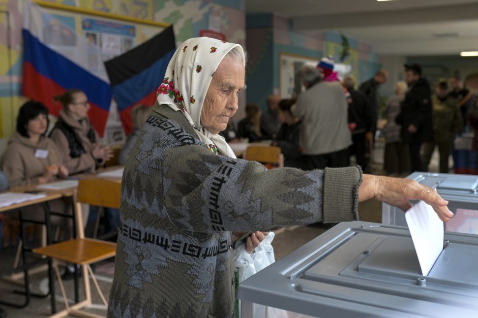 Ukraina: nurodytas balsavusiųjų pseudoreferendume skaičius neatitinka gyventojų skaičiaus