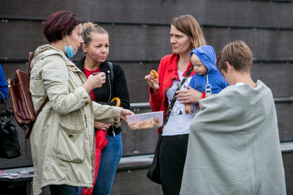 Prie Kauno pilies – piknikas su savanorystės ir pagalbos idėja