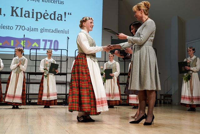 J. Kačinsko muzikos mokykla dovanojo klaipėdiečiams koncertą