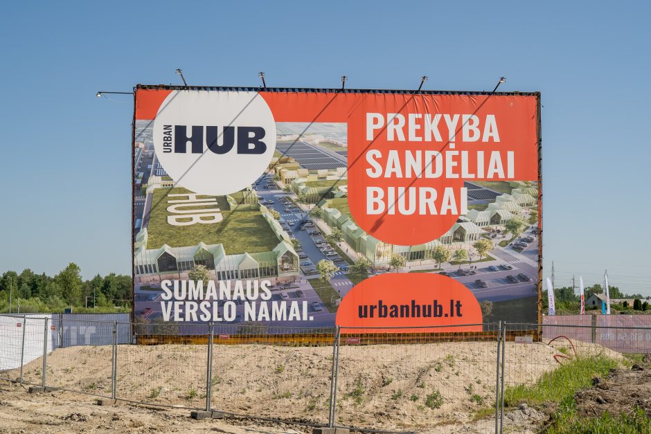 Verslo miestelio „Urban HUB“ statybų pradžią paskelbė įkurdinta bičių bendruomenė