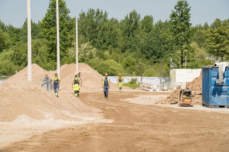 Verslo miestelio „Urban HUB“ statybų pradžią paskelbė įkurdinta bičių bendruomenė