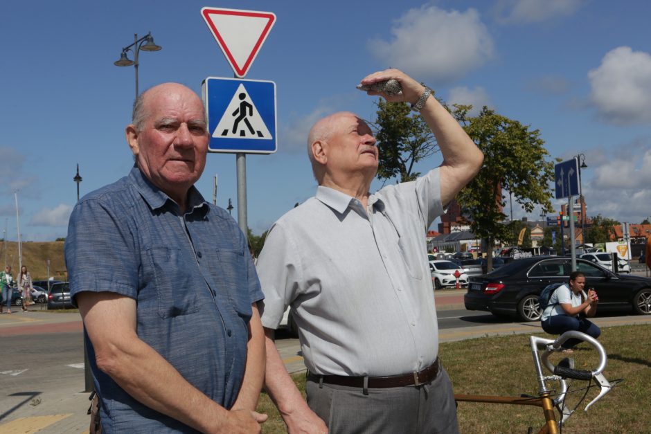 Jūros šventės vėliava – 35 metrų aukštyje