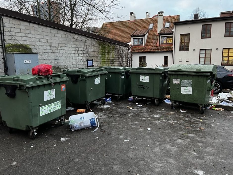 Klaipėdos centre iškuoptas dar vienas šiukšlynas