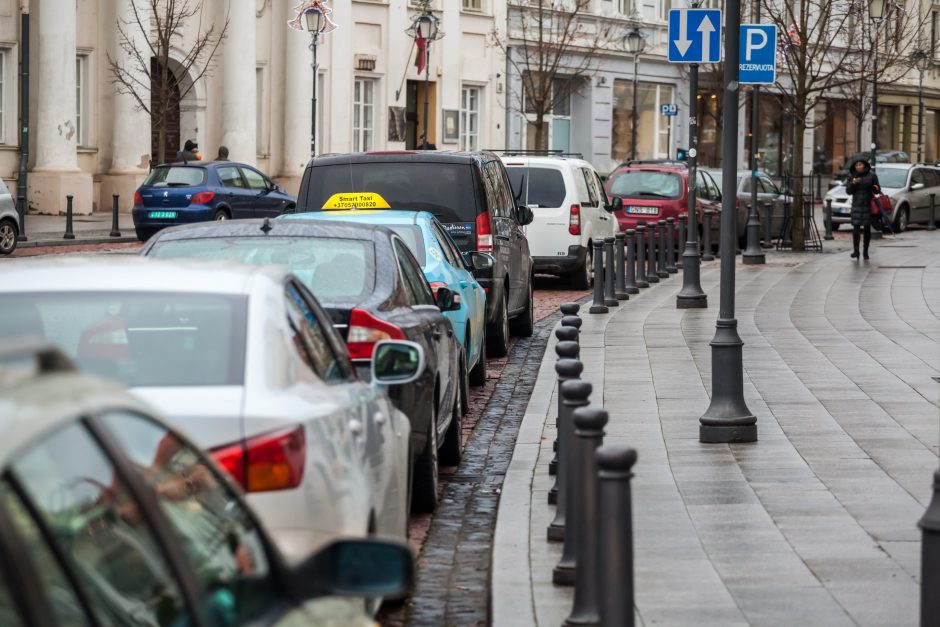 Sostinėje pamiršus sumokėti už automobilio stovėjimą, „baudai“ bus skirta savaitė