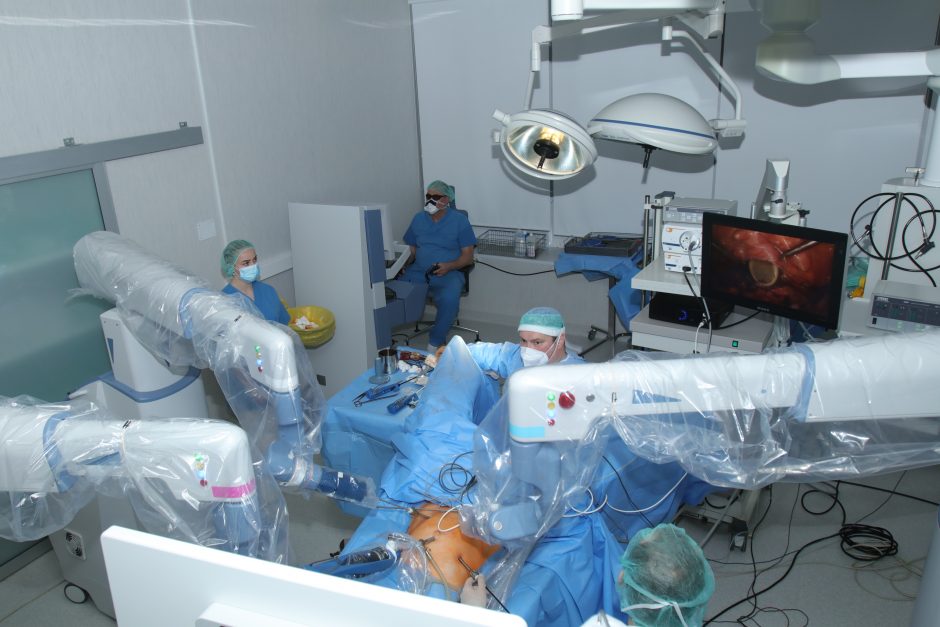 Klaipėdos universitetinė ligoninė – aktyviausias robotinės chirurgijos centras Europoje