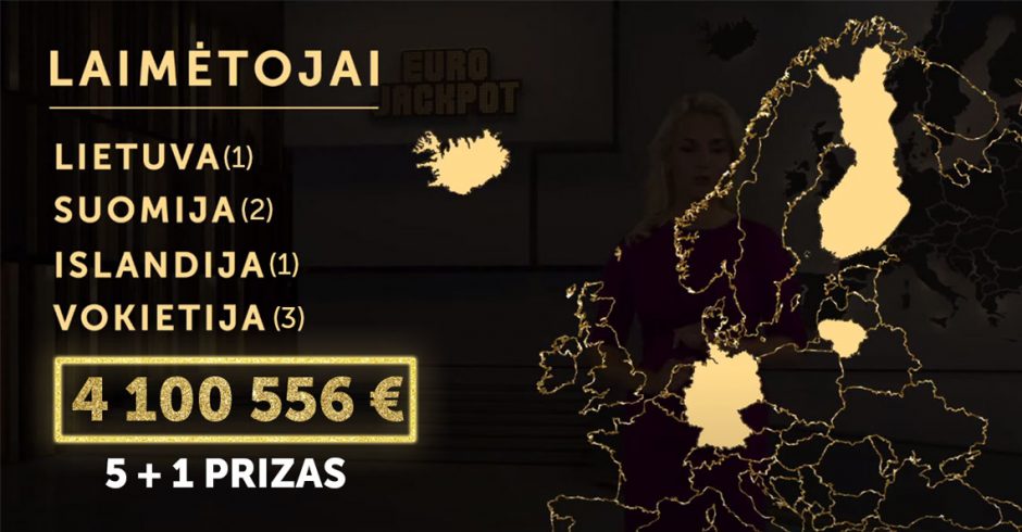 Beveik 600 tūkst. eurų „Eurojackpot“ laimėjimas – jaunuoliui iš Elektrėnų