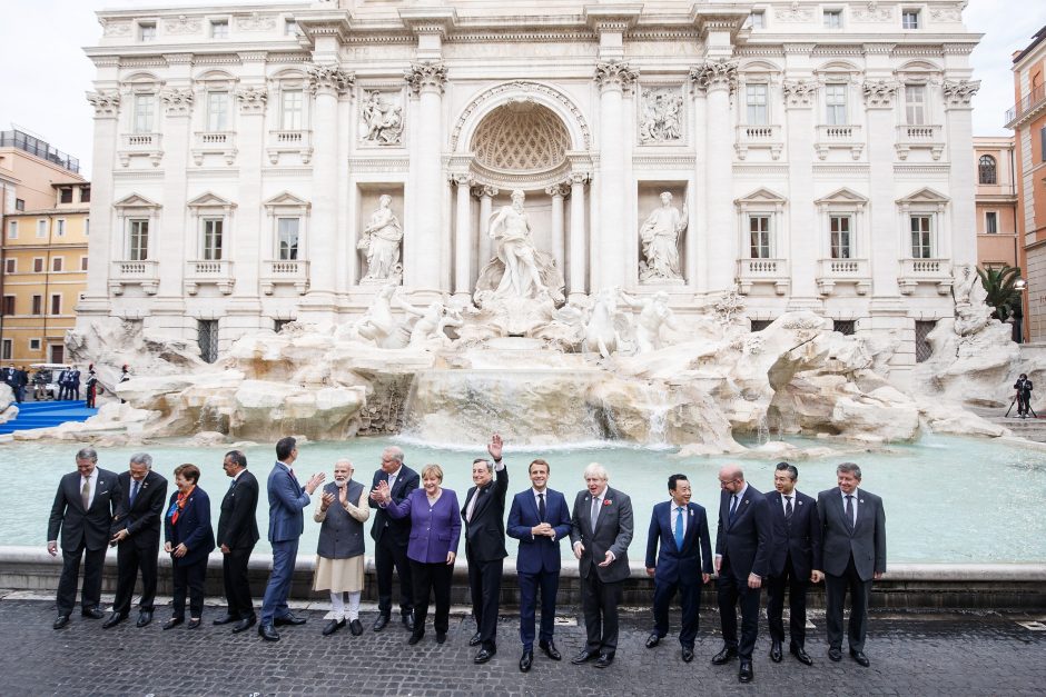 G-20 šalys įsipareigojo dėl klimato neutralumo, anglis deginančių jėgainių