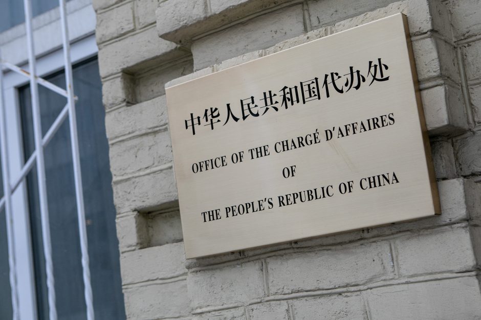 Piketas prie Kinijos ambasados