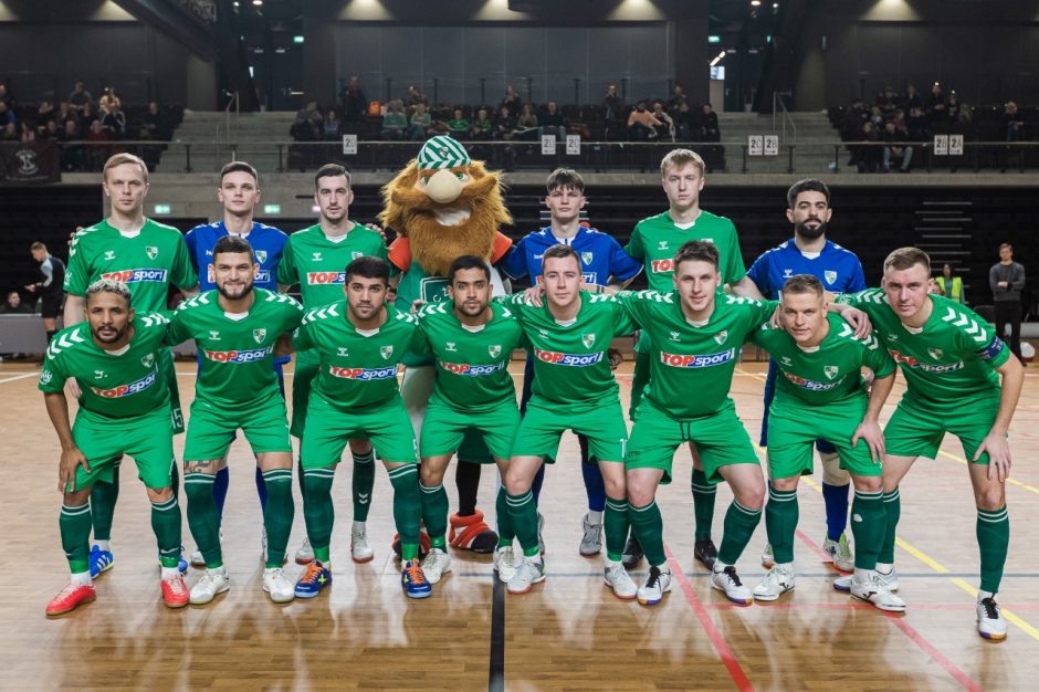 Titulų lentyną papildęs „Kauno Žalgiris“ pradeda Futsal A lygos pusfinalio seriją