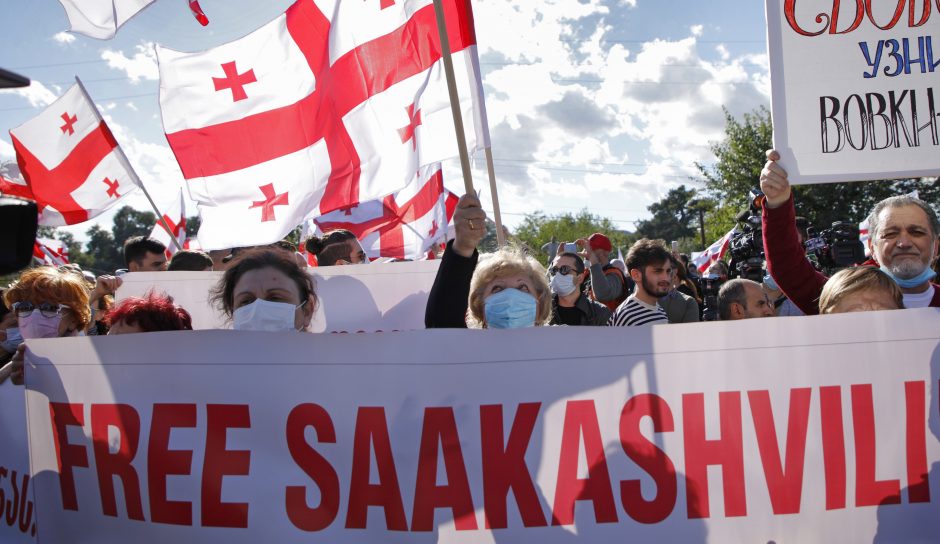 Sakartvelo eksprezidentas M. Saakašvilis nusprendė tęsti bado streiką