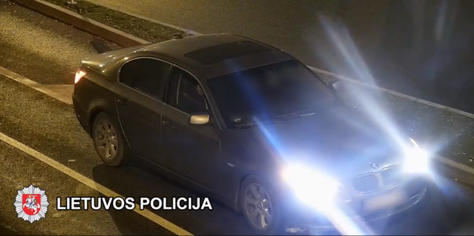 Vilniuje sulaikyti trys jaunuoliai, apvogę BMW automobilį