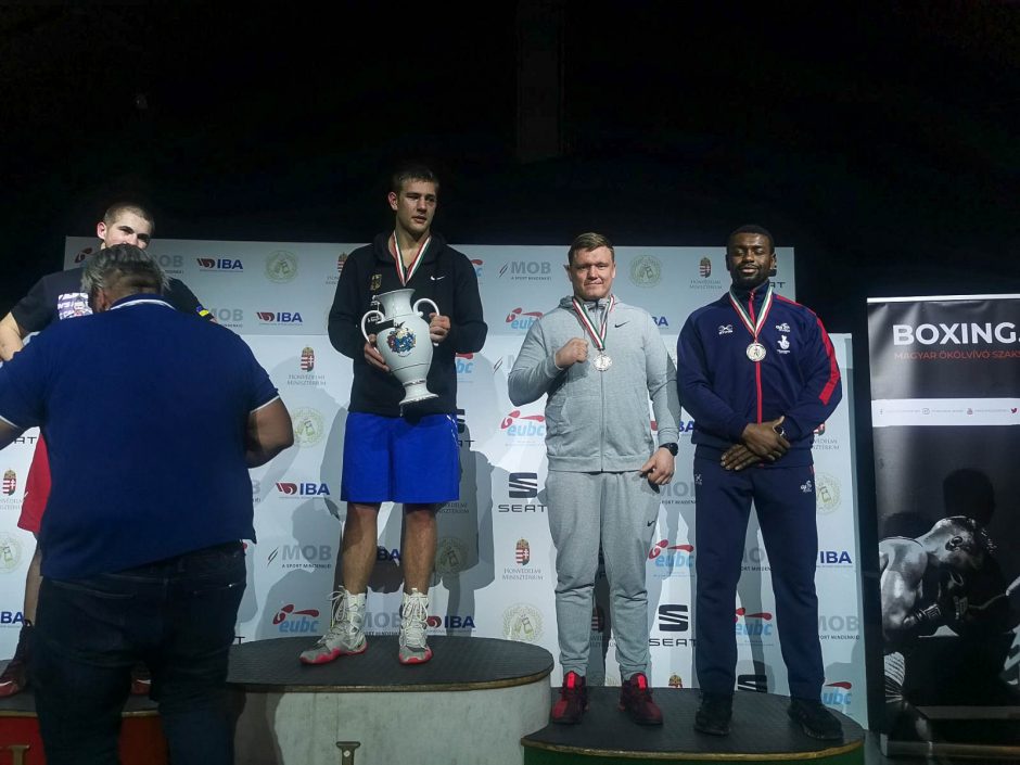 Tarptautiniame bokso turnyre Vengrijoje lietuviai iškovojo tris bronzos medalius